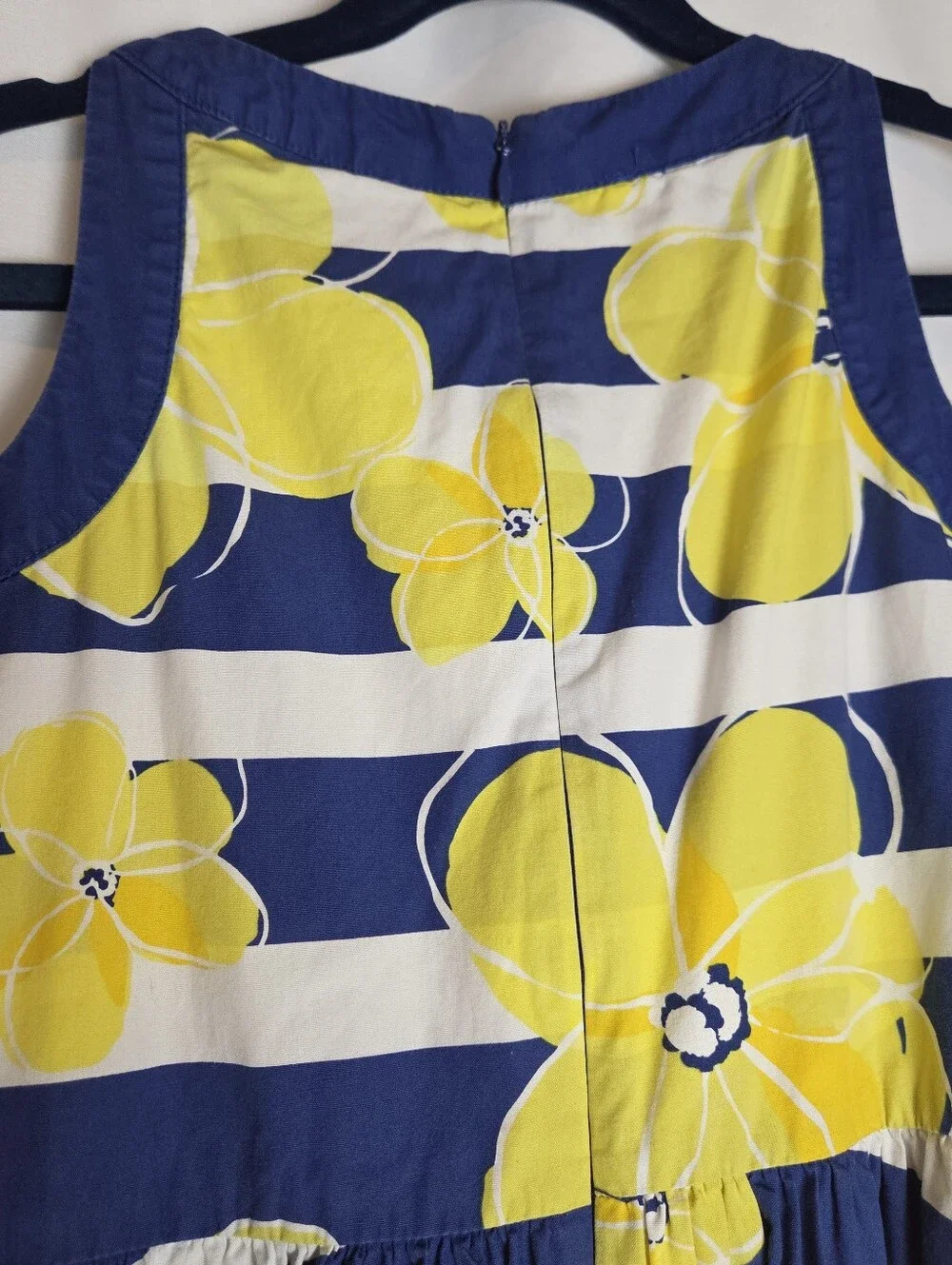 Gymboree Pocket Full Of Sunshine Striped Floral Cotton Dress 8